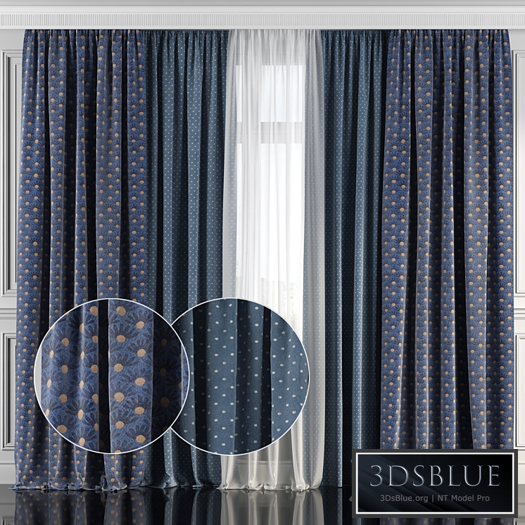 Curtains with window 144