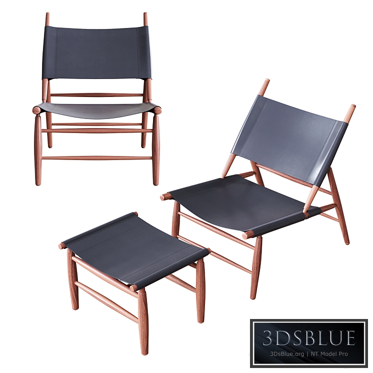 Stellar Works - Triangle Chair & Ottoman 1952