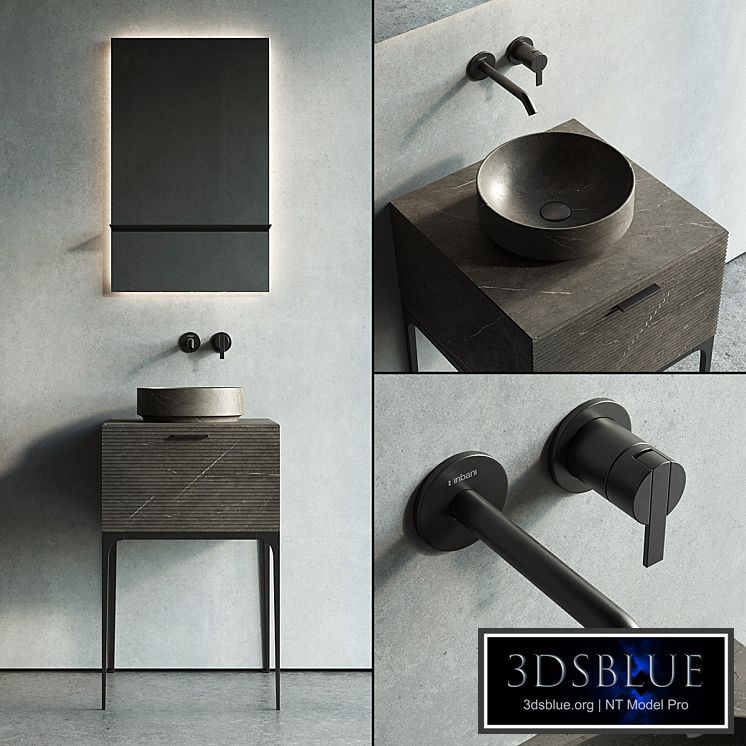 Inbani Grate 04 Vanity Unit Set 1