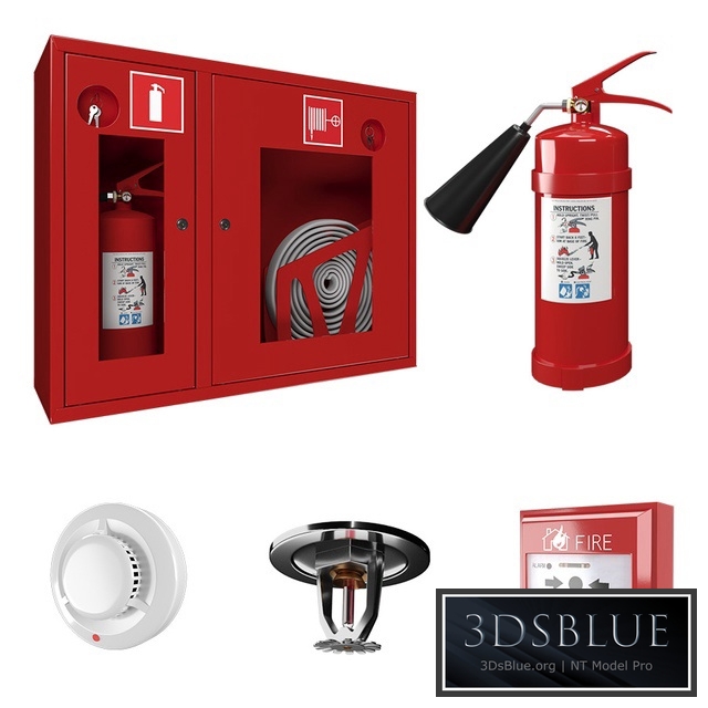 Fire fighting set