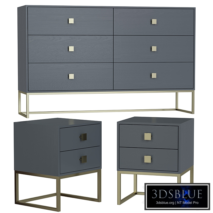 Chest of drawers and bedside tables hudkoff_mebel 1