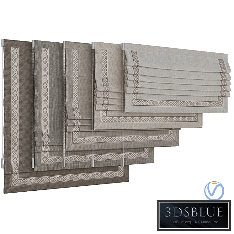 Set of Roman blinds 8