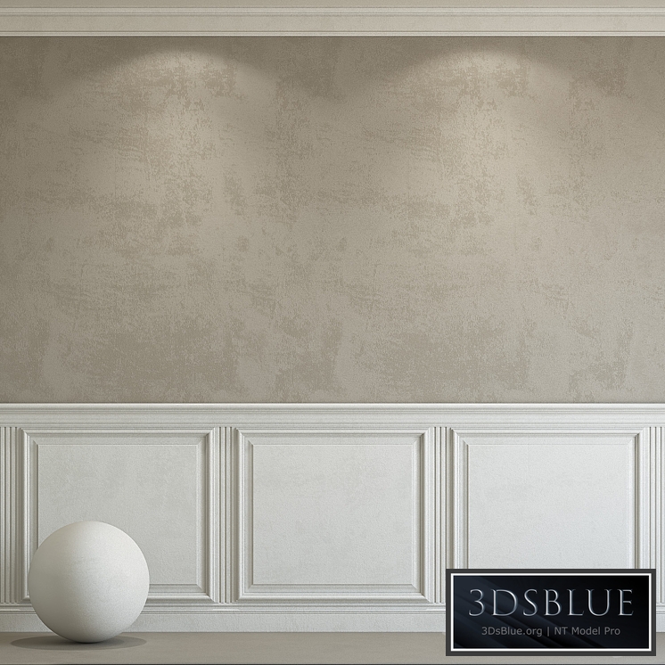 Decorative plaster with molding 98