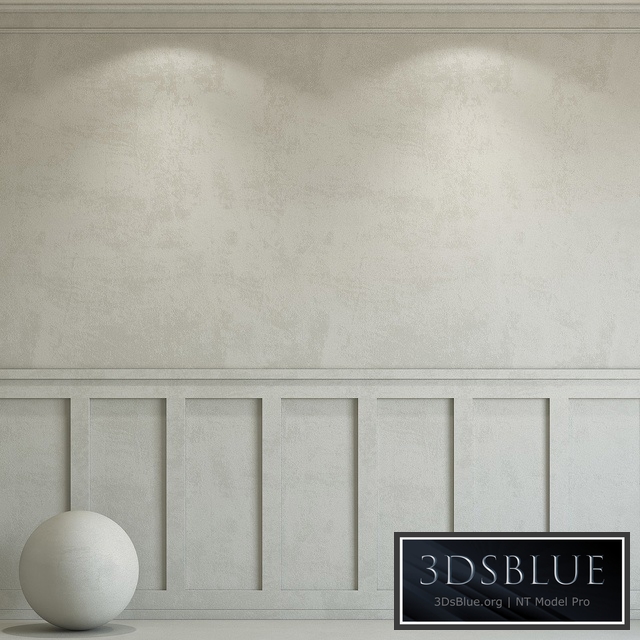Decorative plaster with molding 99