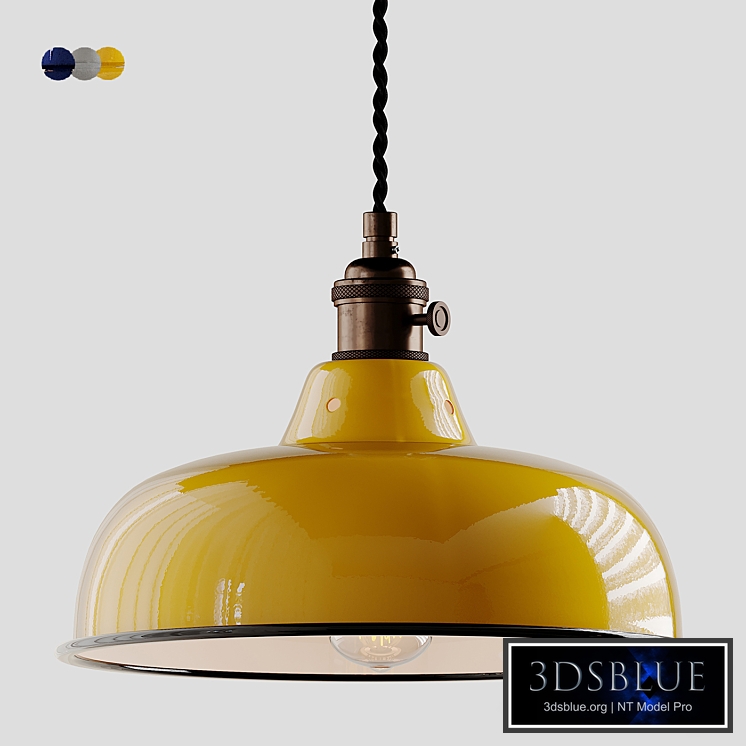 ABAT JOUR EMAILLE Pendant Lamp from Ducotedu Design