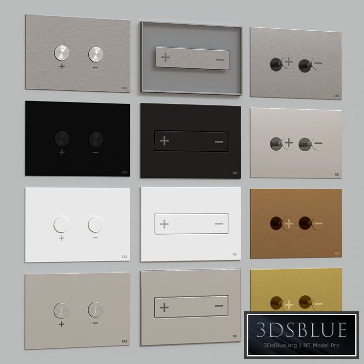 OLi Blink Trumpet Oceania flush plates