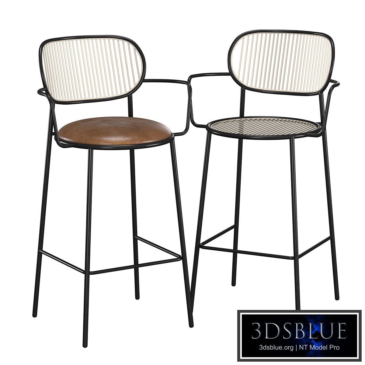 Piper Bar Chair with Armrests