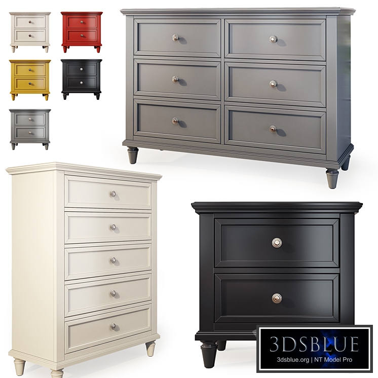 Chest of drawers, sideboard and bedside table Rae. Dresser, nightstand by Three Posts