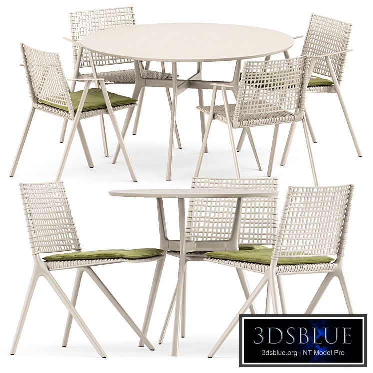 BRANCH ARMCHAIR and CHAIR and BRANCH TABLE by TRIBU