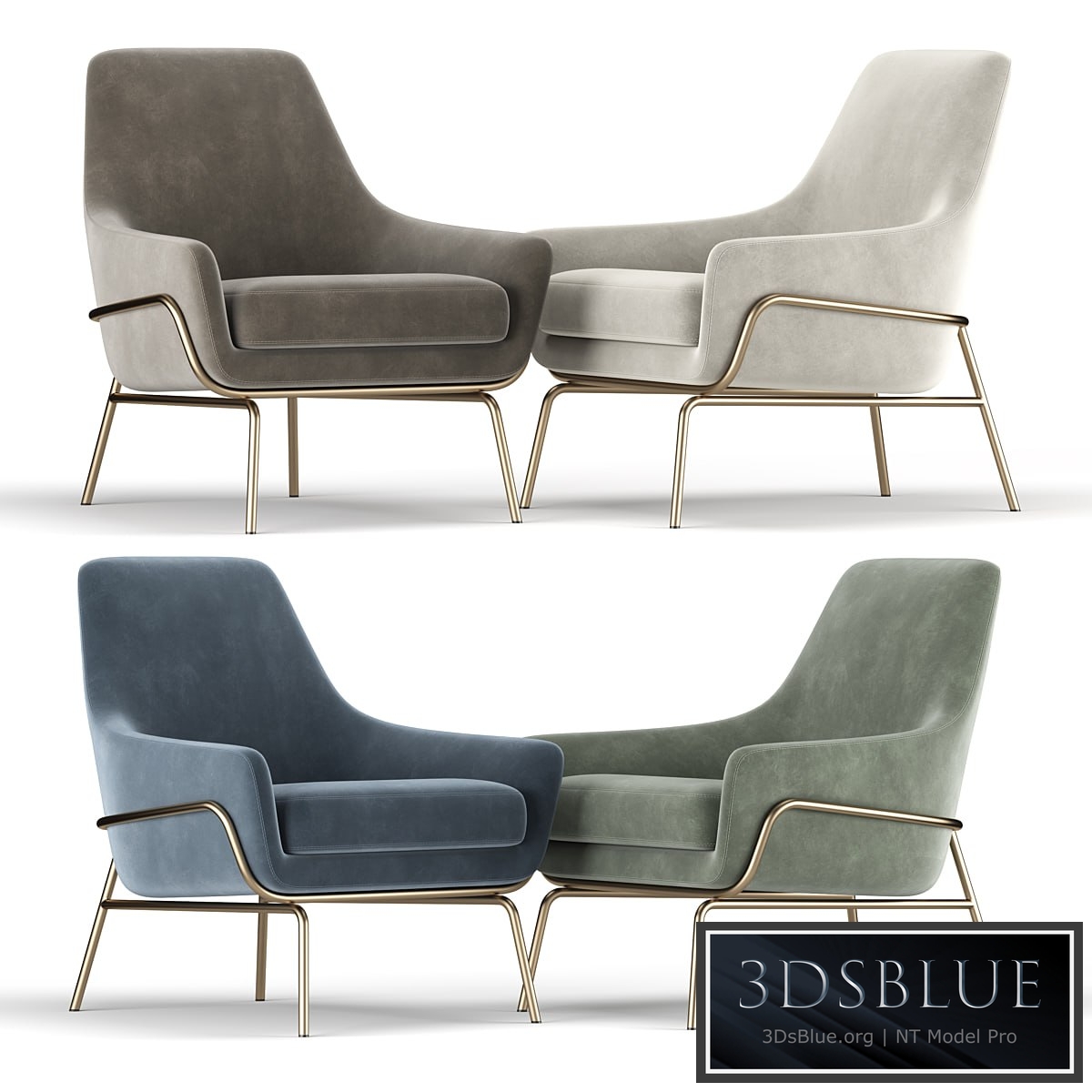 Coco Velvet Lounge Chair