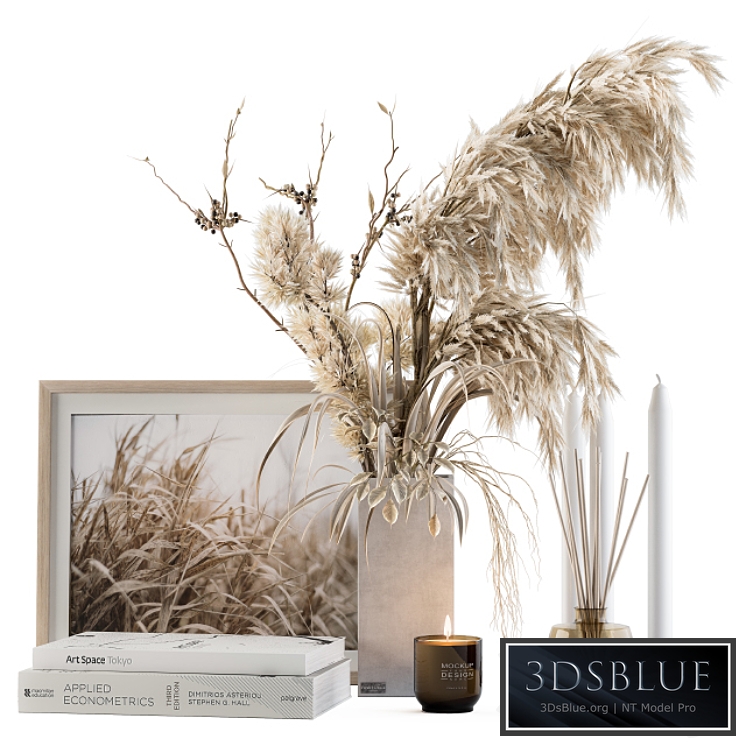Decorative Set Dried Plants and Pampas - Set 46