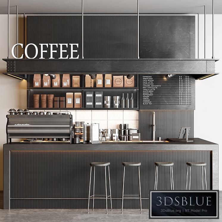 industrial coffee shop