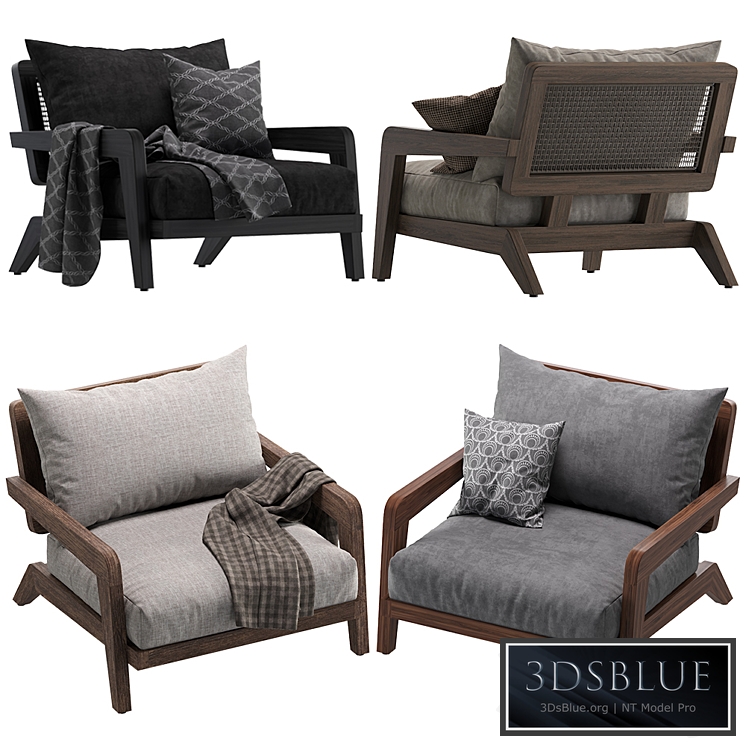 Coco Republic Claude Outdoor Lounge Chair