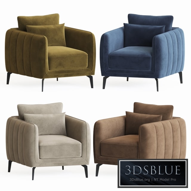 Armchair Amsterdam Terracotta