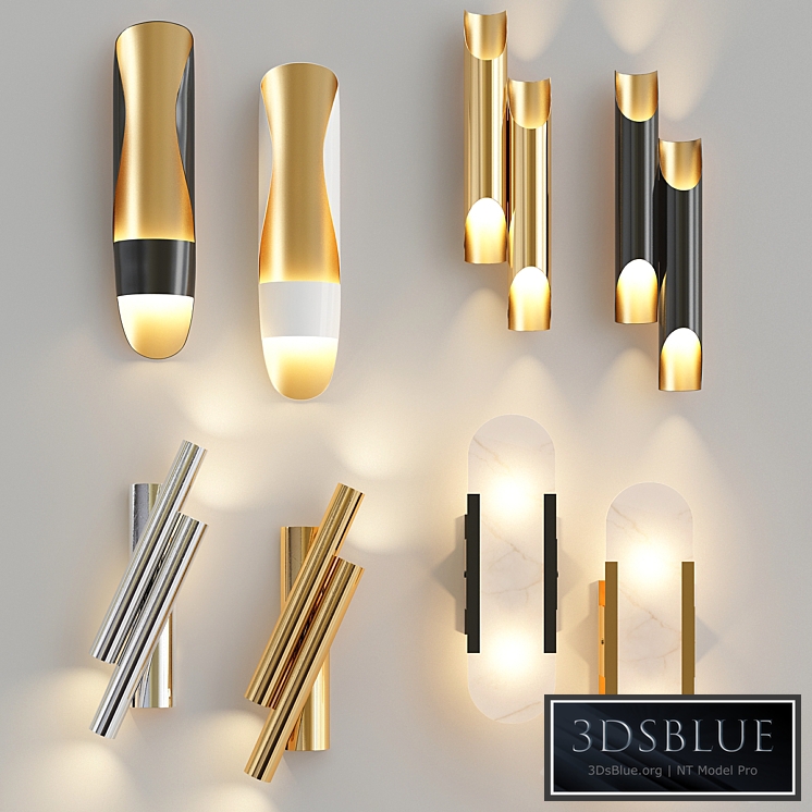 Collection wall lamps