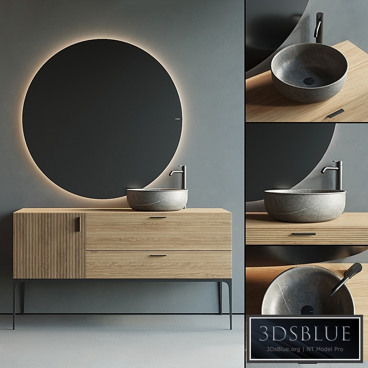 Inbani Grate 02 Vanity Unit Set 2