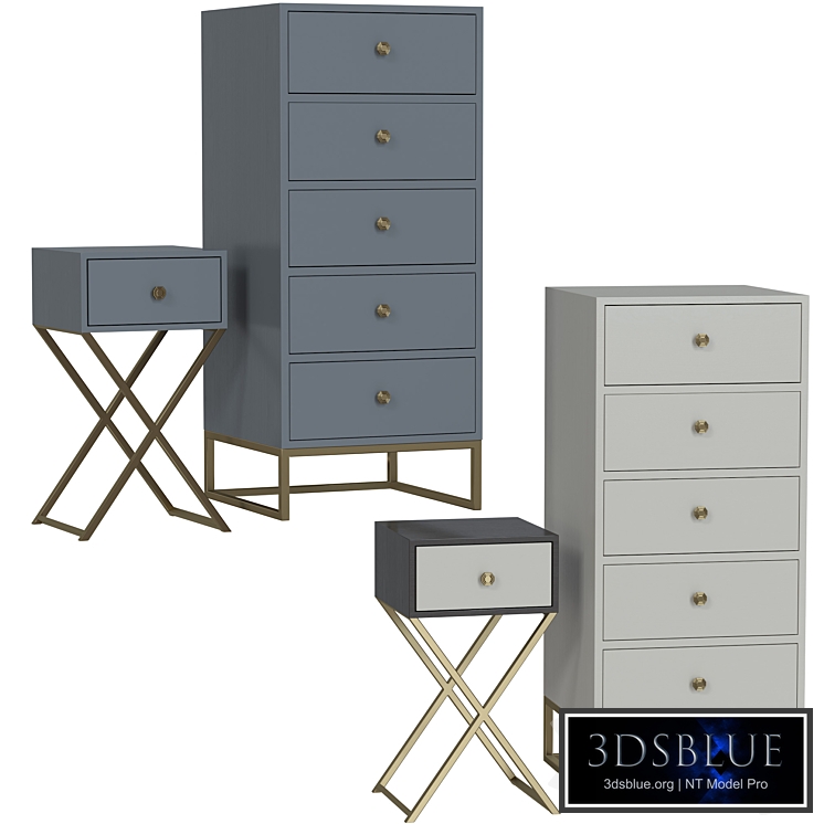 Chest of drawers and bedside tables hudkoff_mebel