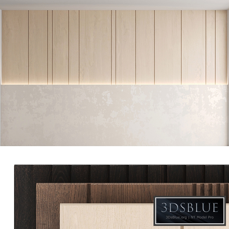 Decorative wall panel set 42