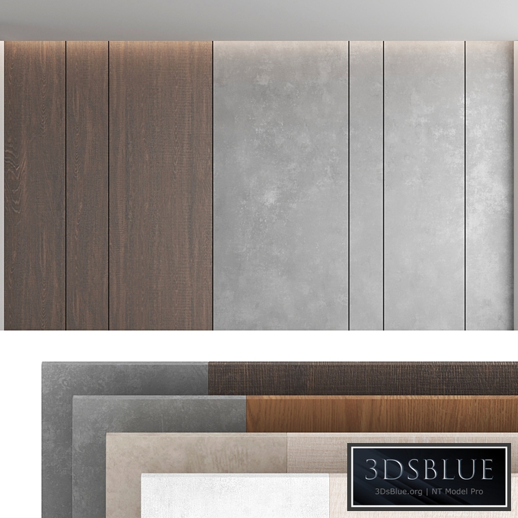 Decorative wall panel set 45