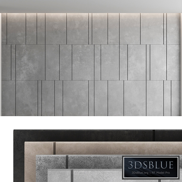 Decorative wall panel set 43