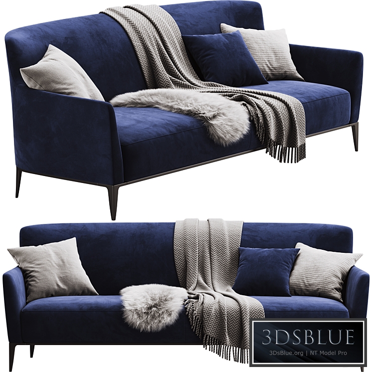 Poliform Gentleman Sofa 220 cm