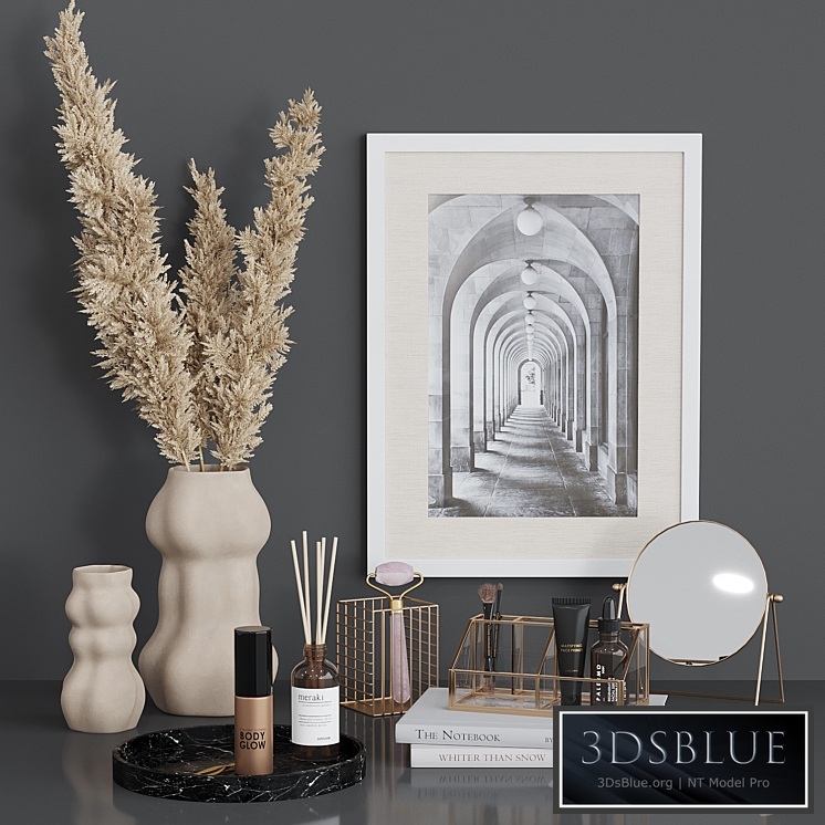 Decorative set HM for dressing table