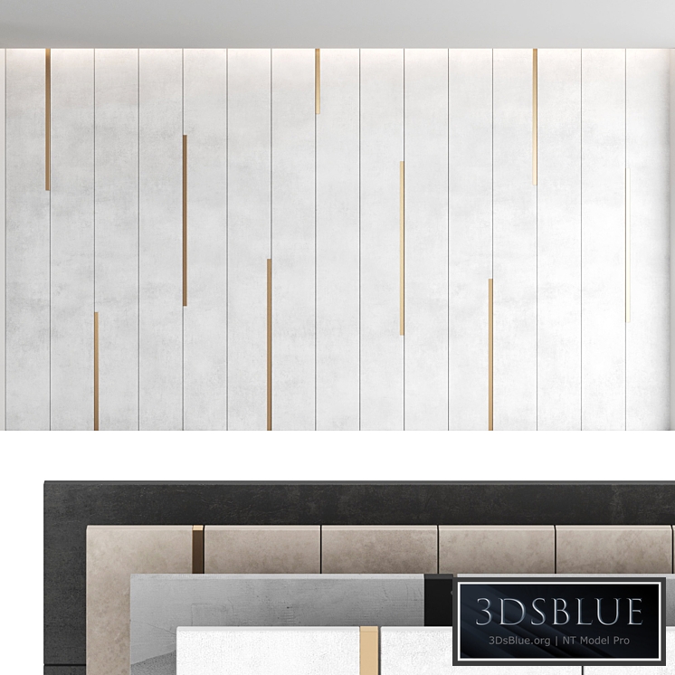 Decorative wall panel set 47