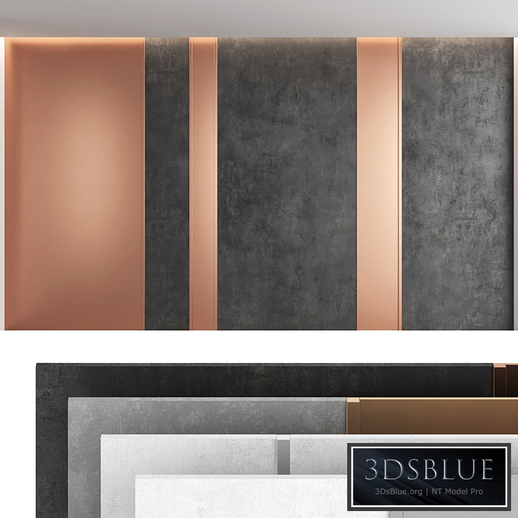 Decorative wall panel set 49