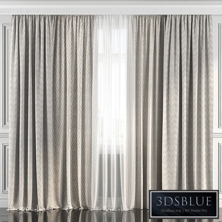 Curtains with window 186