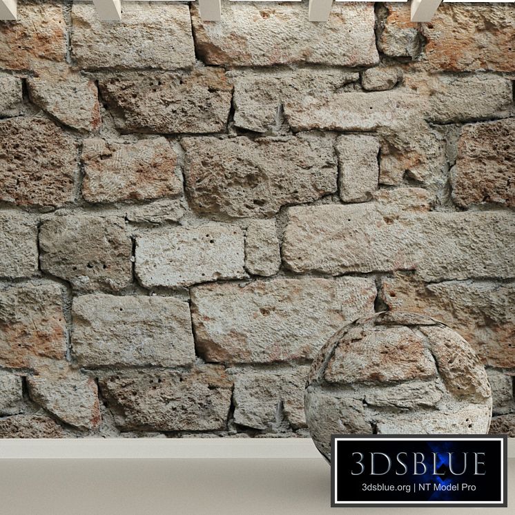 Stone wall. Stone block. 144