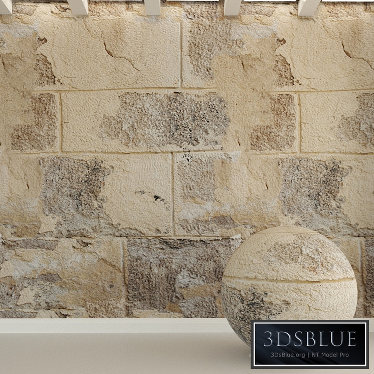 Stone wall. Stone block. 147