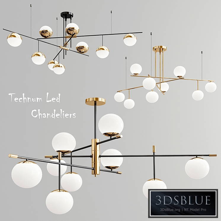Technum Led Chandelier - 3 type