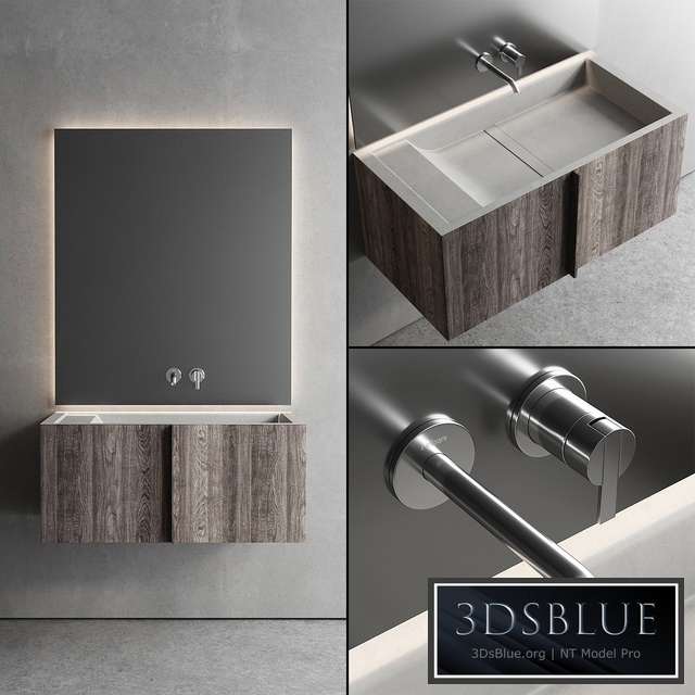 Inbani Paral Vanity Unit Set 3