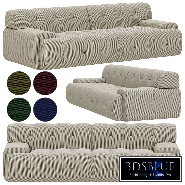 Roche Bobois Blogger 3 large 3-seat sofa