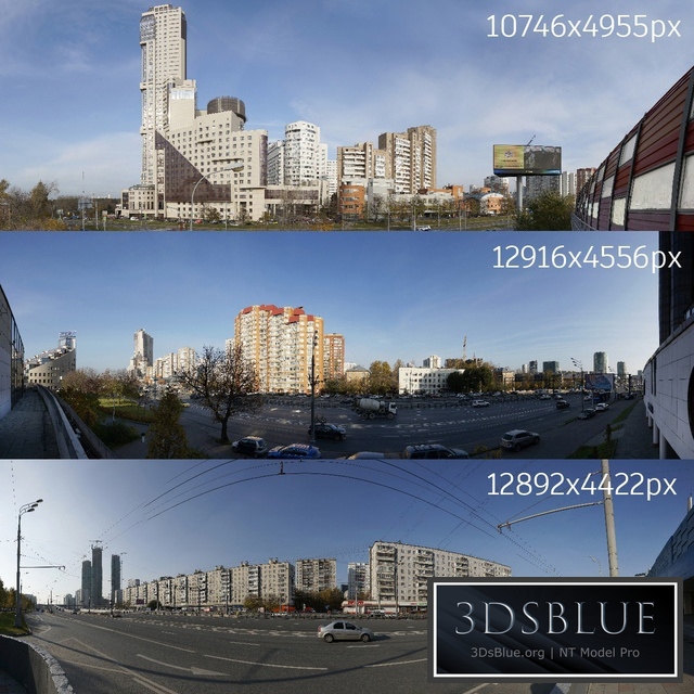 Panoramas of Moscow streets, collection number 2