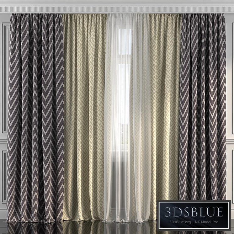 Curtains with window 195