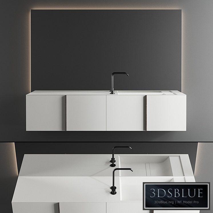 Inbani Paral Vanity Unit Set 4