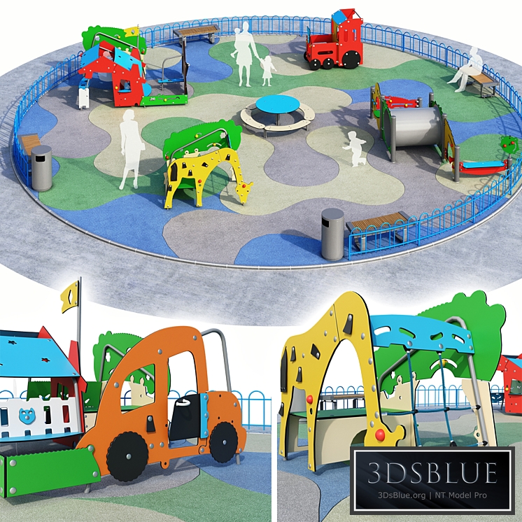 Children playground Kompan. Playground