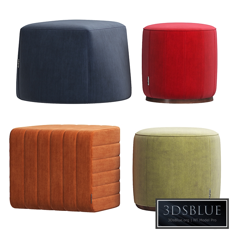 2nd collection of poufs from DOMKAPA
