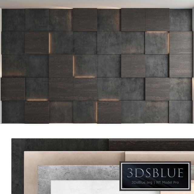 Decorative wall panel set 54