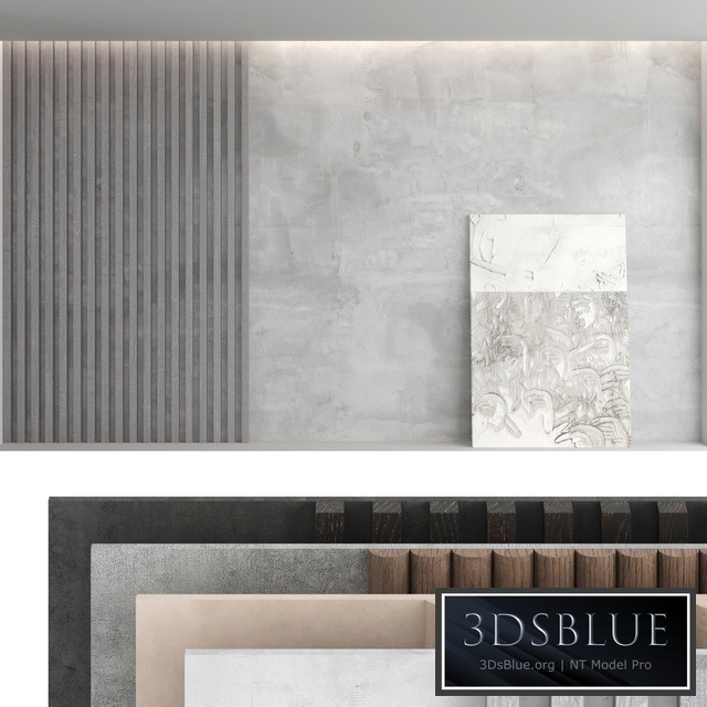 Decorative wall panel set 55