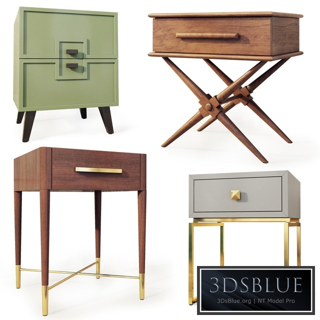 Bedside table from Enjoy Home. Bundle: Milk, Baked, Caramel, Little Secret