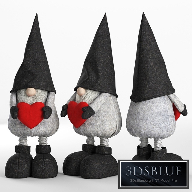 Christmas soft toy Gnome 02