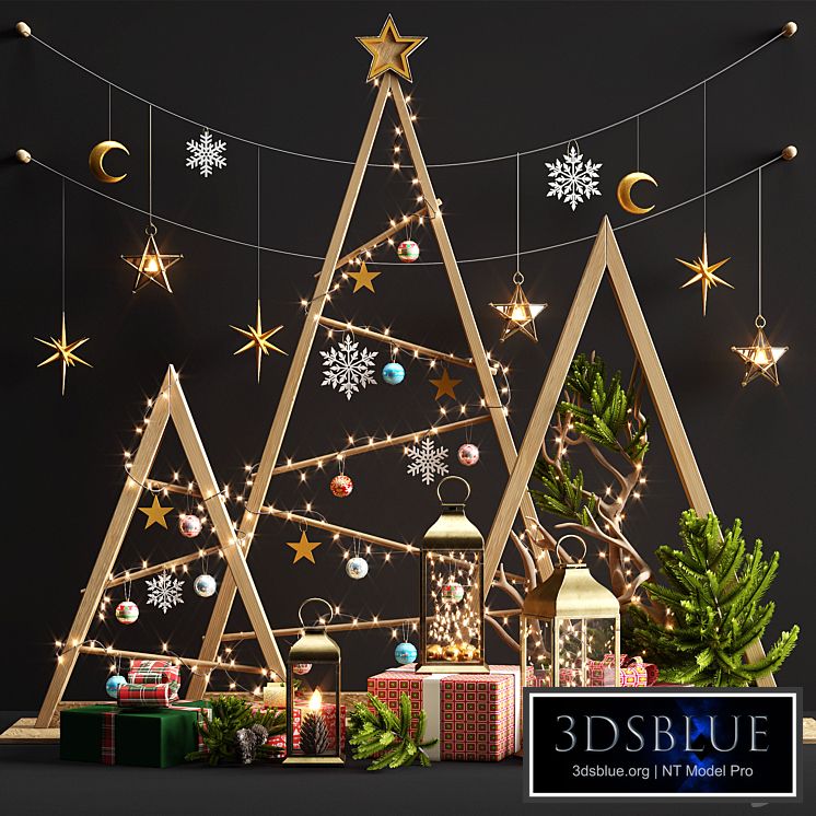 New year decorative set 2