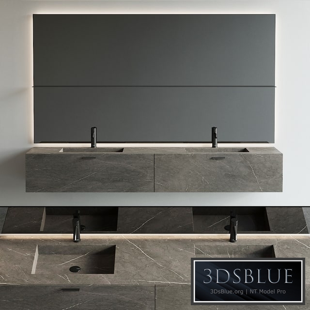 Inbani Grate 03 Vanity Unit Set 3