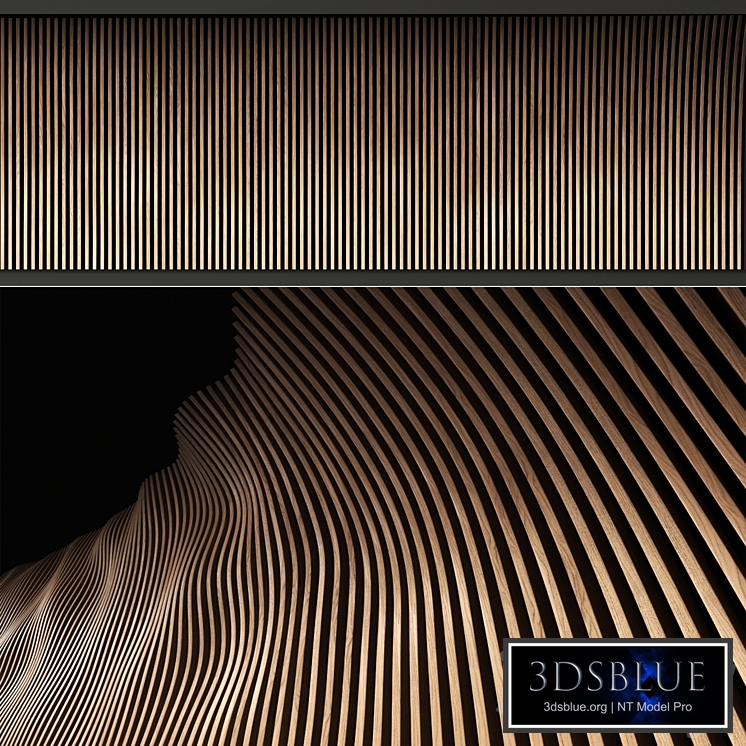 Parametric panel hall n1 / Parametric panel for hall