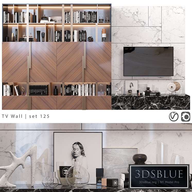 TV Wall | set 125