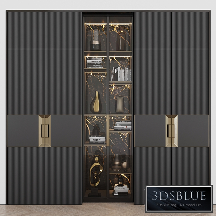 Art Nouveau wardrobe 01