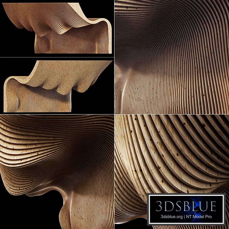 Parametric Big wall n1 part hall / Parametric big wall for hall №1