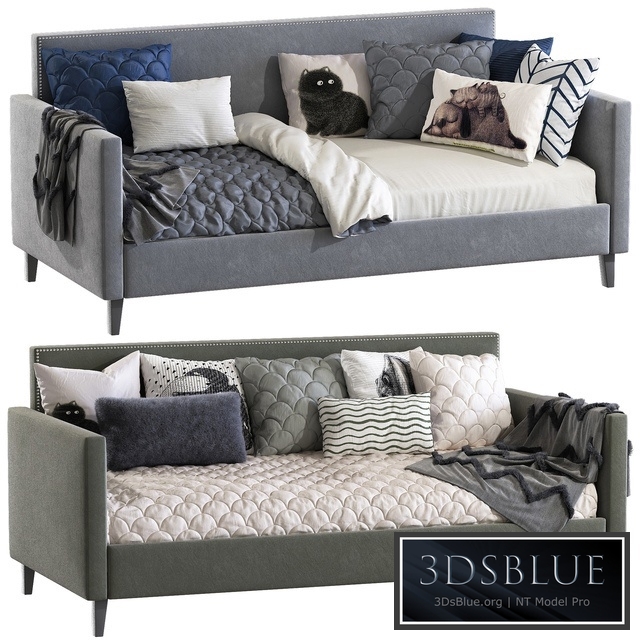 Bed-sofa Guizar Back Twin Daybed